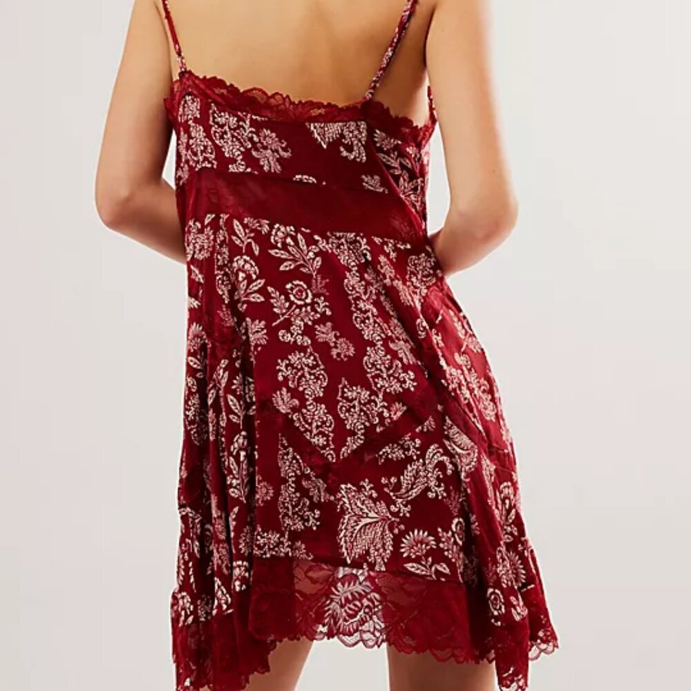 new Free People All Nighter Trapeze Slip Nightgown  1t6 - Picture 4 of 5